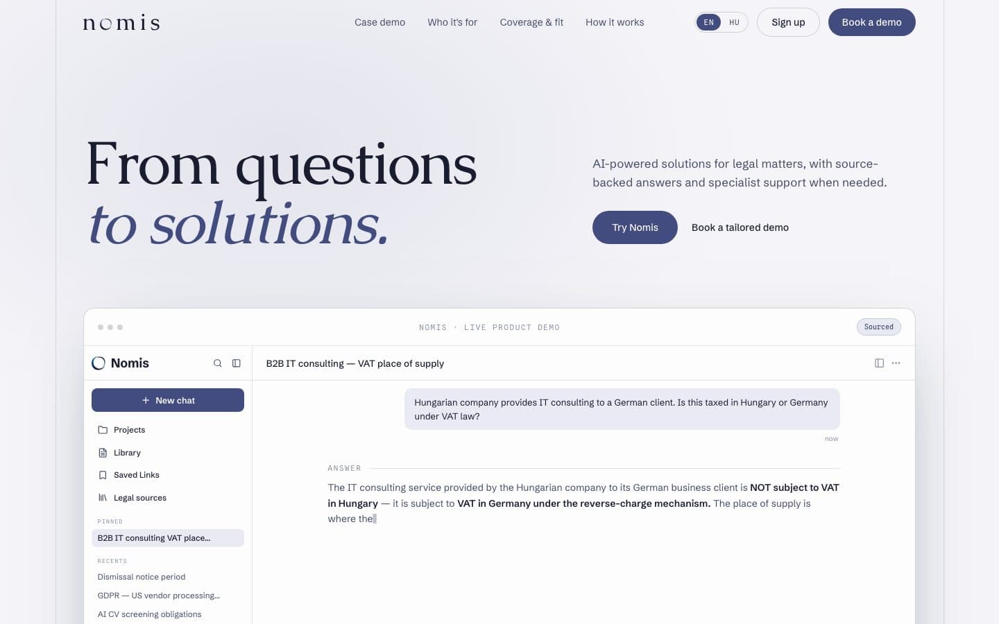 Nomis — built by BYLABS