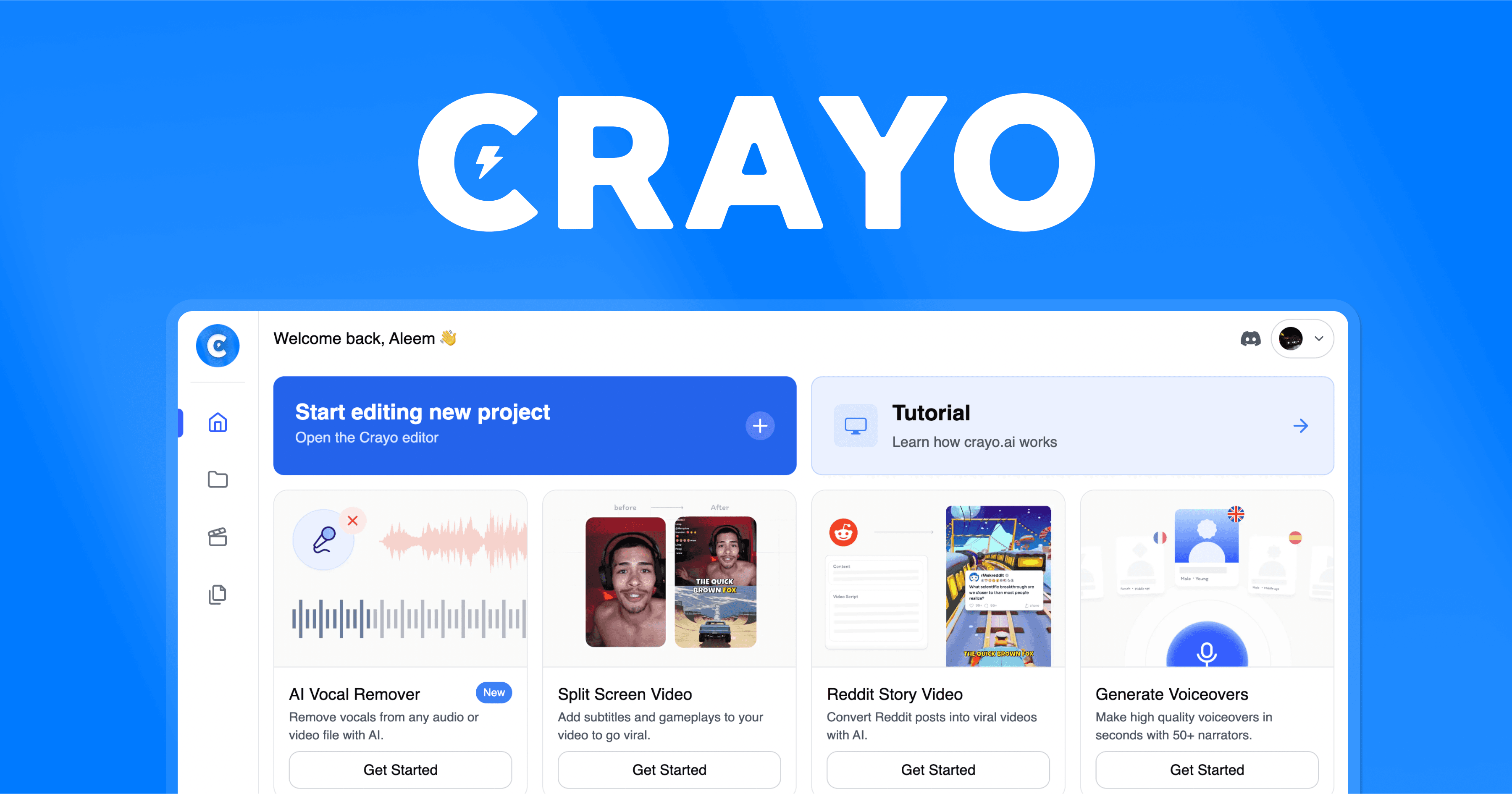 Crayo AI preview