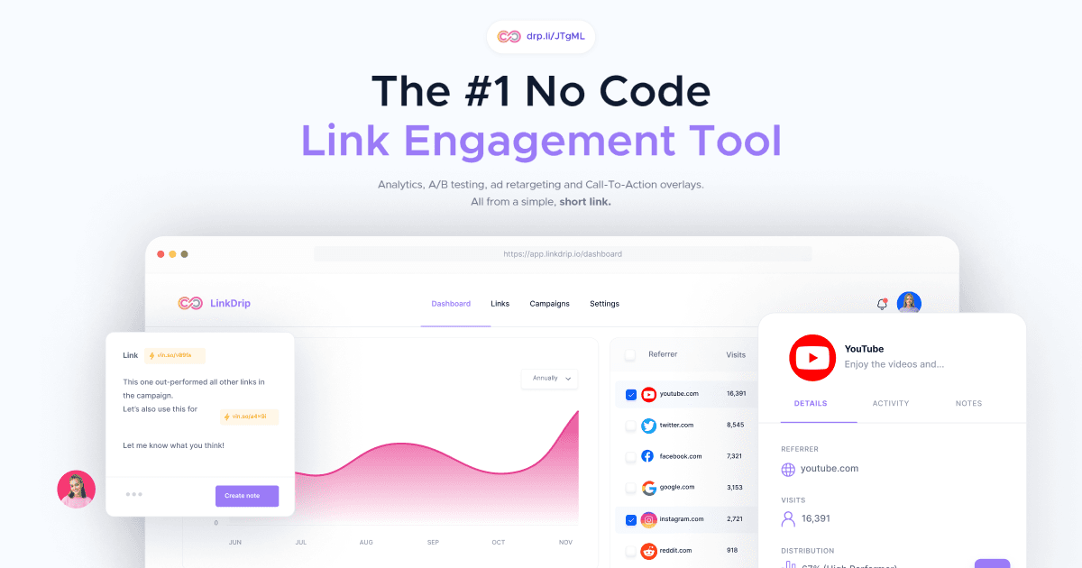 LinkDrip preview