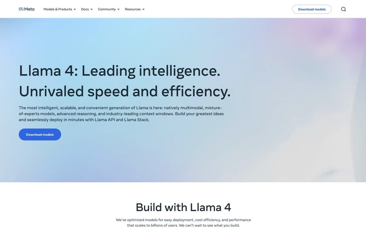 Llama preview