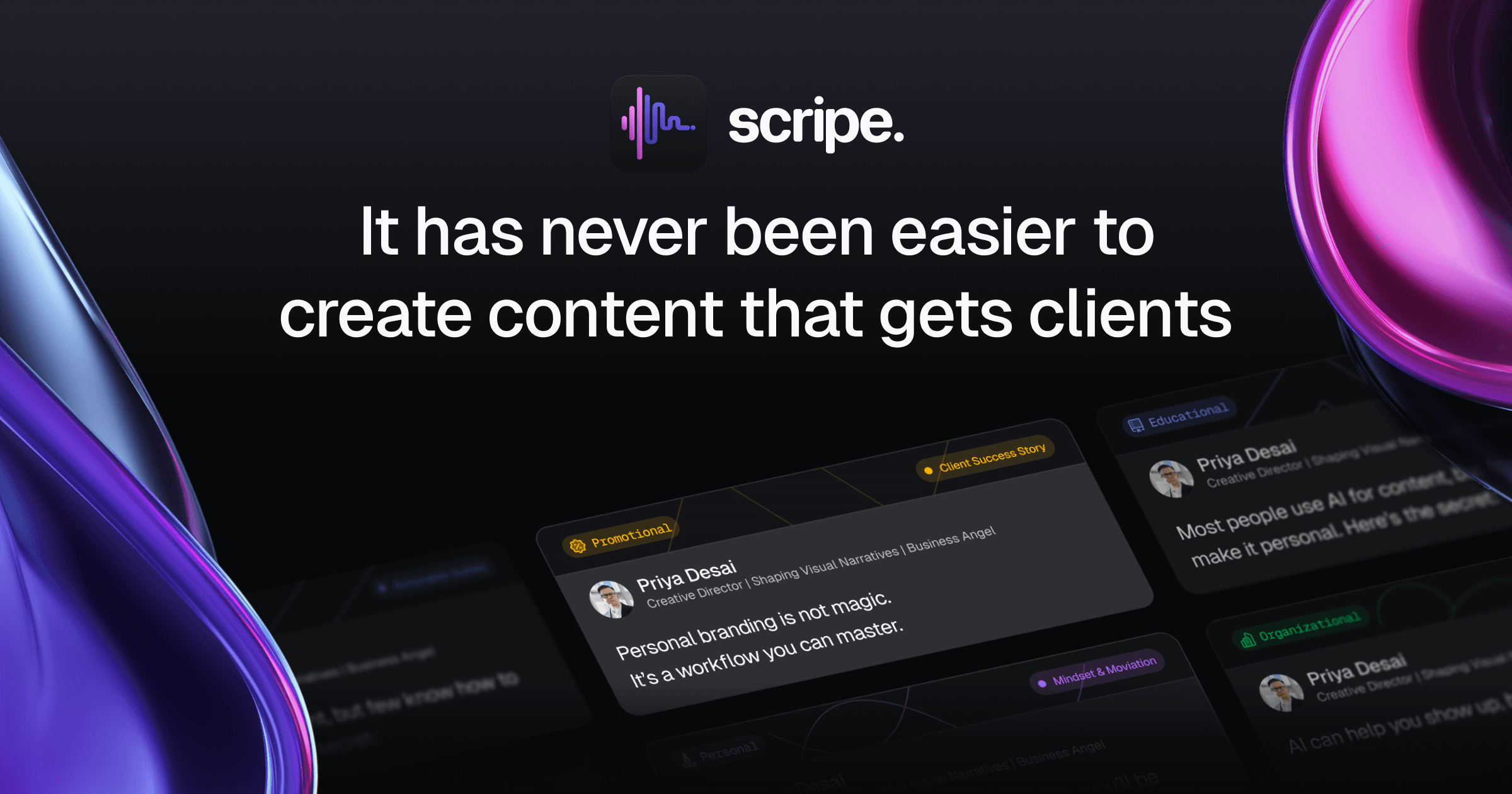 Scripe preview