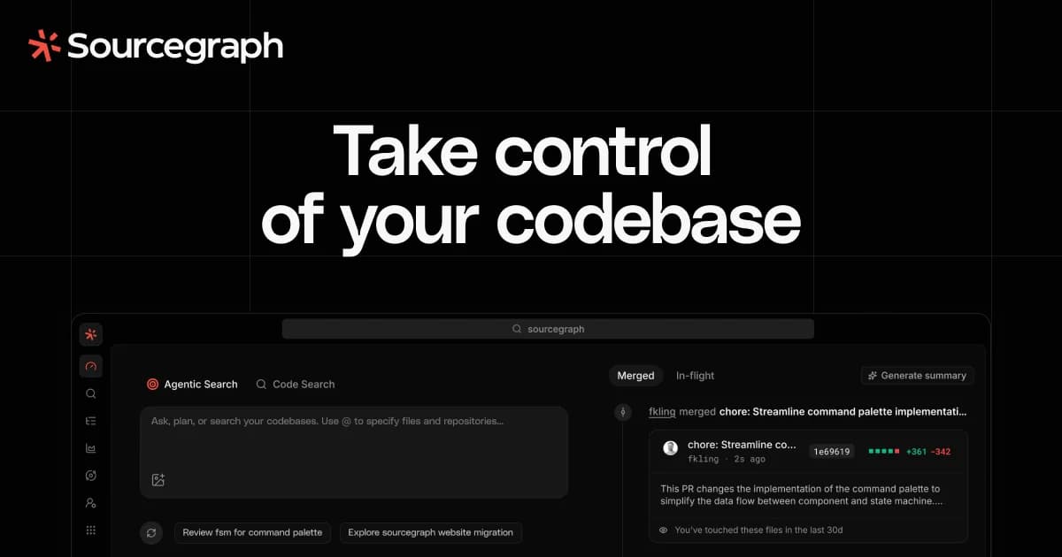 Sourcegraph preview