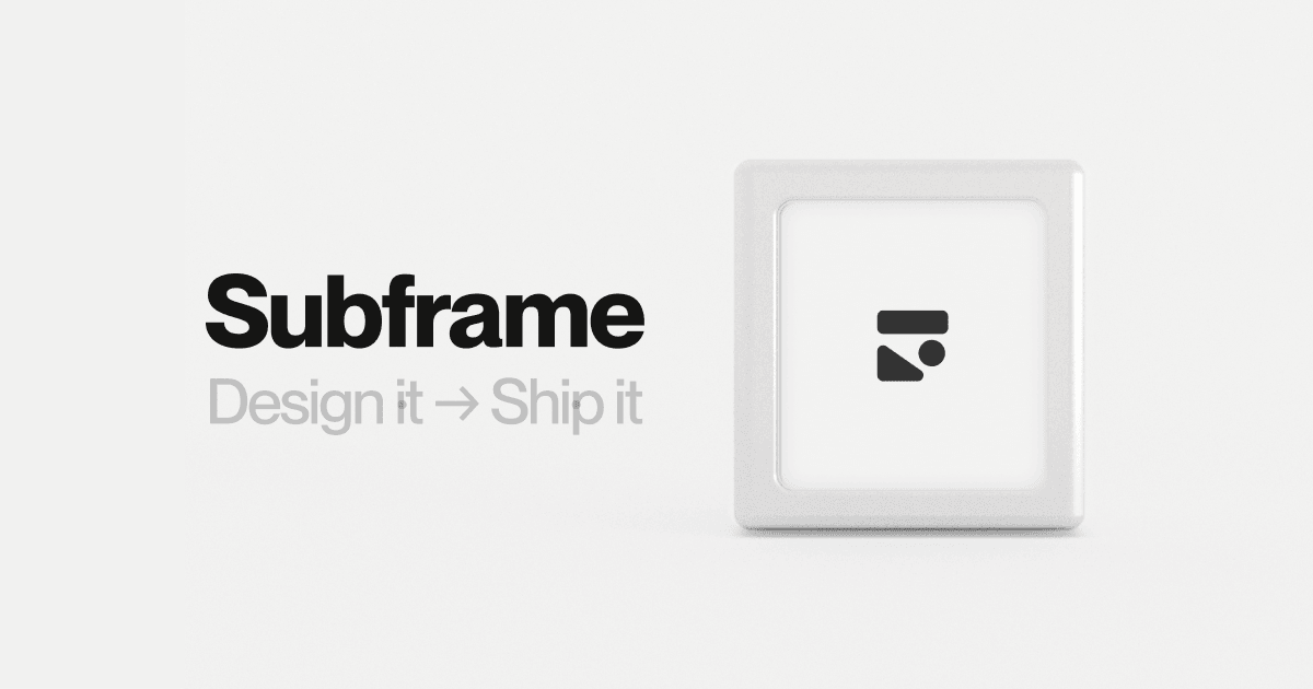 Subframe preview